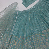 Bridal Heavy Mirror Work Lehenga