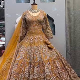 Grand Peacock Embroidered Lehenga
