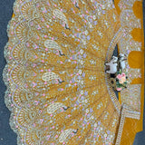 Grand Peacock Embroidered Lehenga