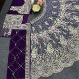Grand Peacock Embroidered Lehenga