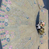 Elegant Peacock Embroidered Lehenga