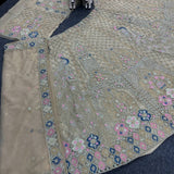 Elegant Peacock Embroidered Lehenga