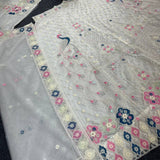 Elegant Peacock Embroidered Lehenga