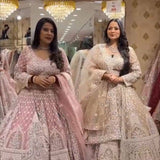 Elegant Peacock Embroidered Lehenga