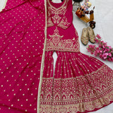 Designer Party Top Sharara & Dupatta