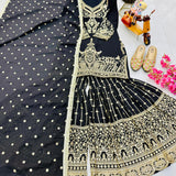 Designer Party Top Sharara & Dupatta