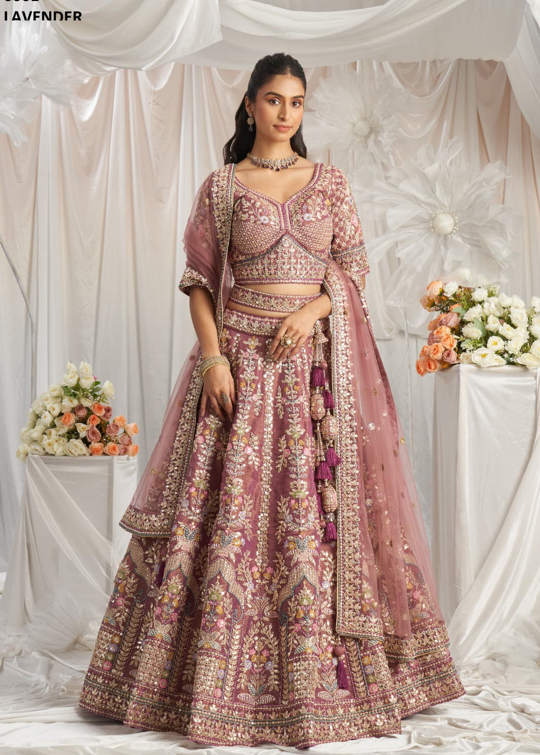 Glorious Tisse Silk Bridal Lehenga