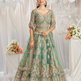 Glorious Tisse Silk Bridal Lehenga