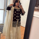 Trendy Georgette Top Sharara