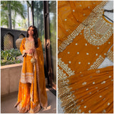 Trendy Georgette Top Sharara