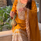 Trendy Georgette Top Sharara
