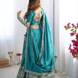 Festive Natural Crep Silk Lehenga