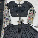 Festive Natural Crep Silk Lehenga