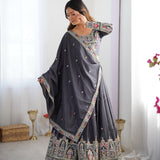 Festive Natural Crep Silk Lehenga