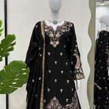 Lavish Panjabi Chinon Silk Suit