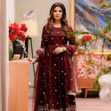 Blockbuster Chinon Silk Anarkali Gown