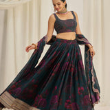 Traditional Organza Lehenga Choli