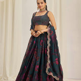 Traditional Organza Lehenga Choli