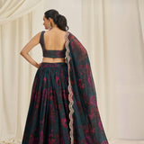 Traditional Organza Lehenga Choli