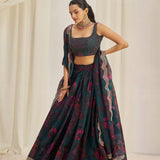 Traditional Organza Lehenga Choli