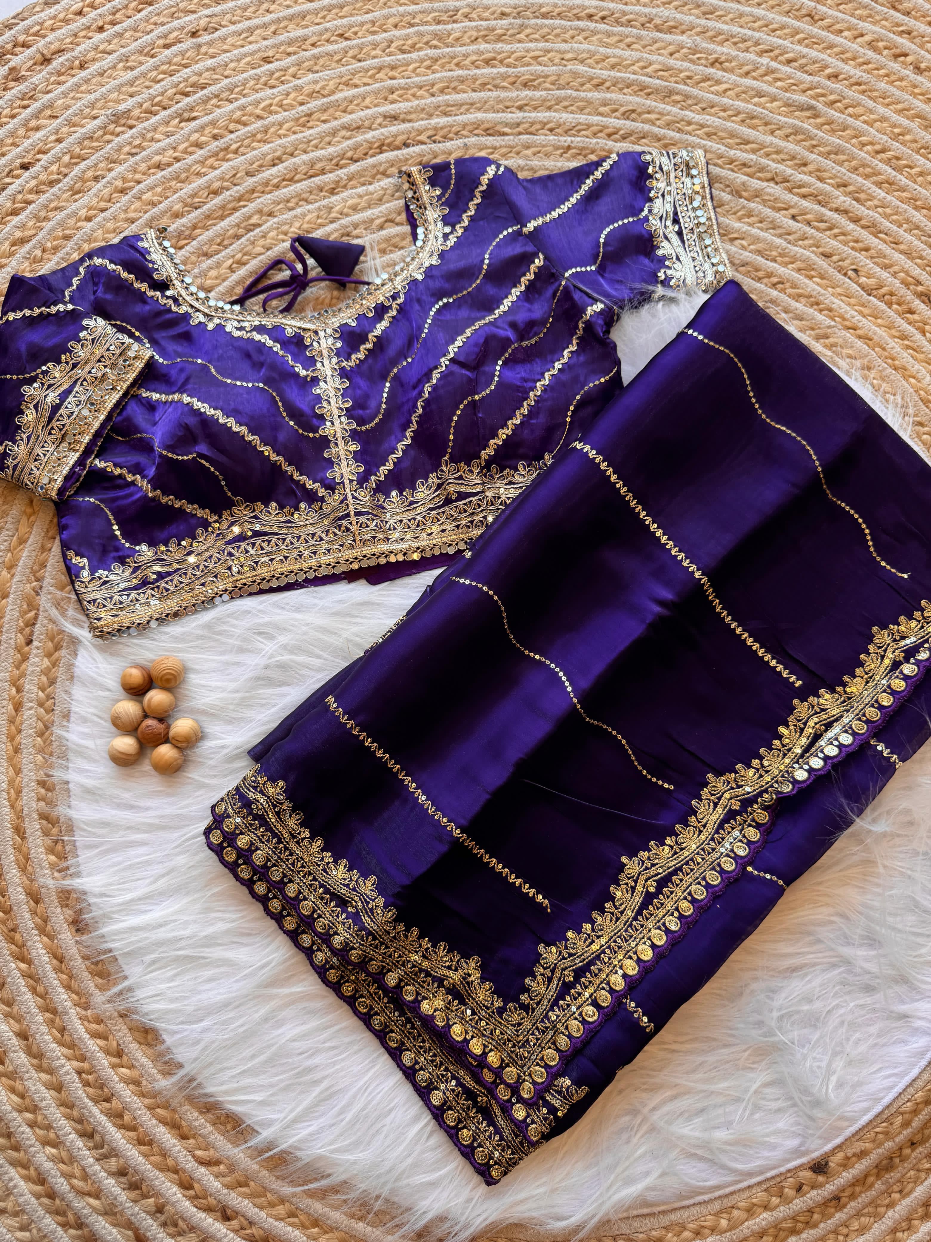 Pure Soft Jimmy Choo Silk Saree