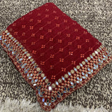 Bollywood Georgette Mirror Work Saree