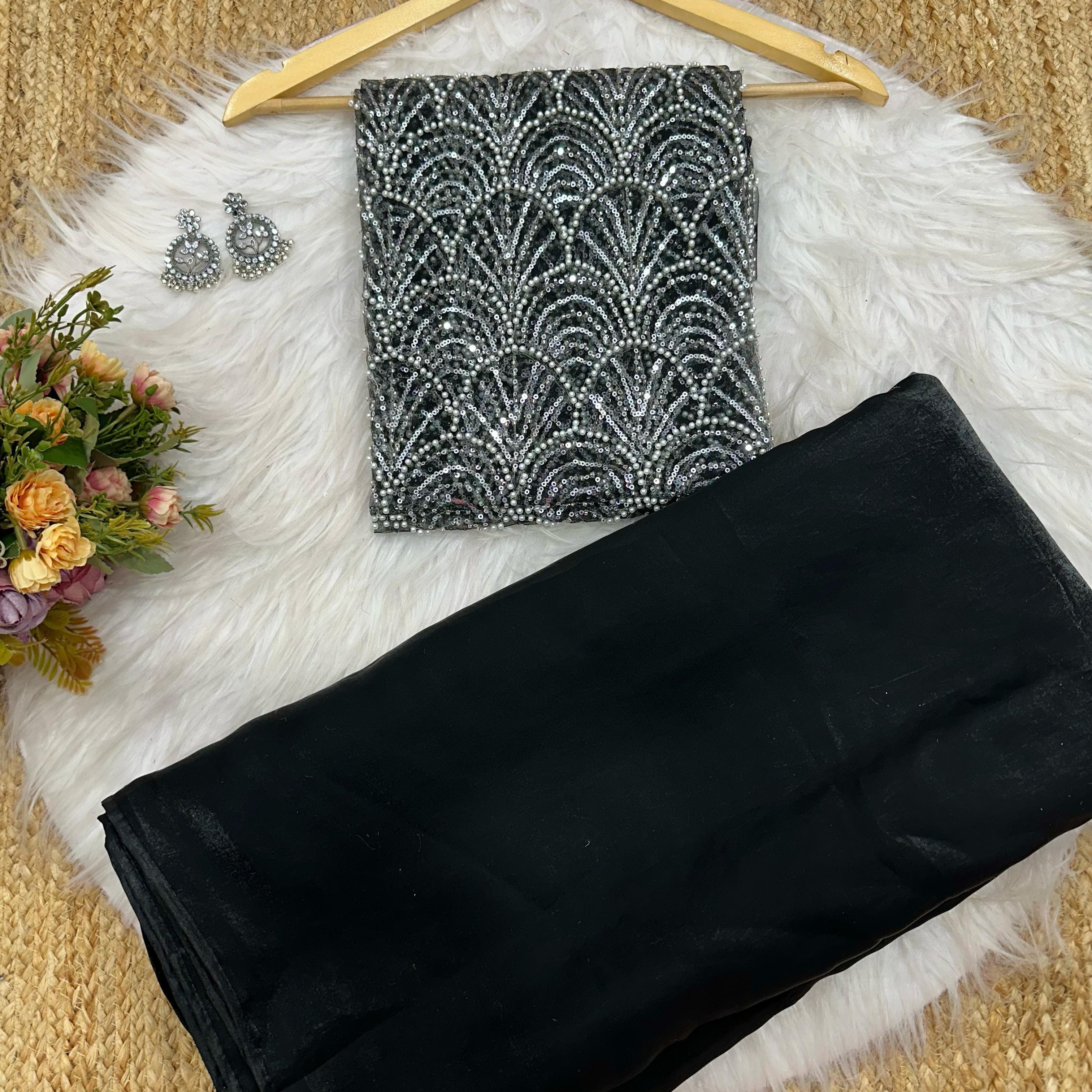 Alisha Classy Space Silk Saree