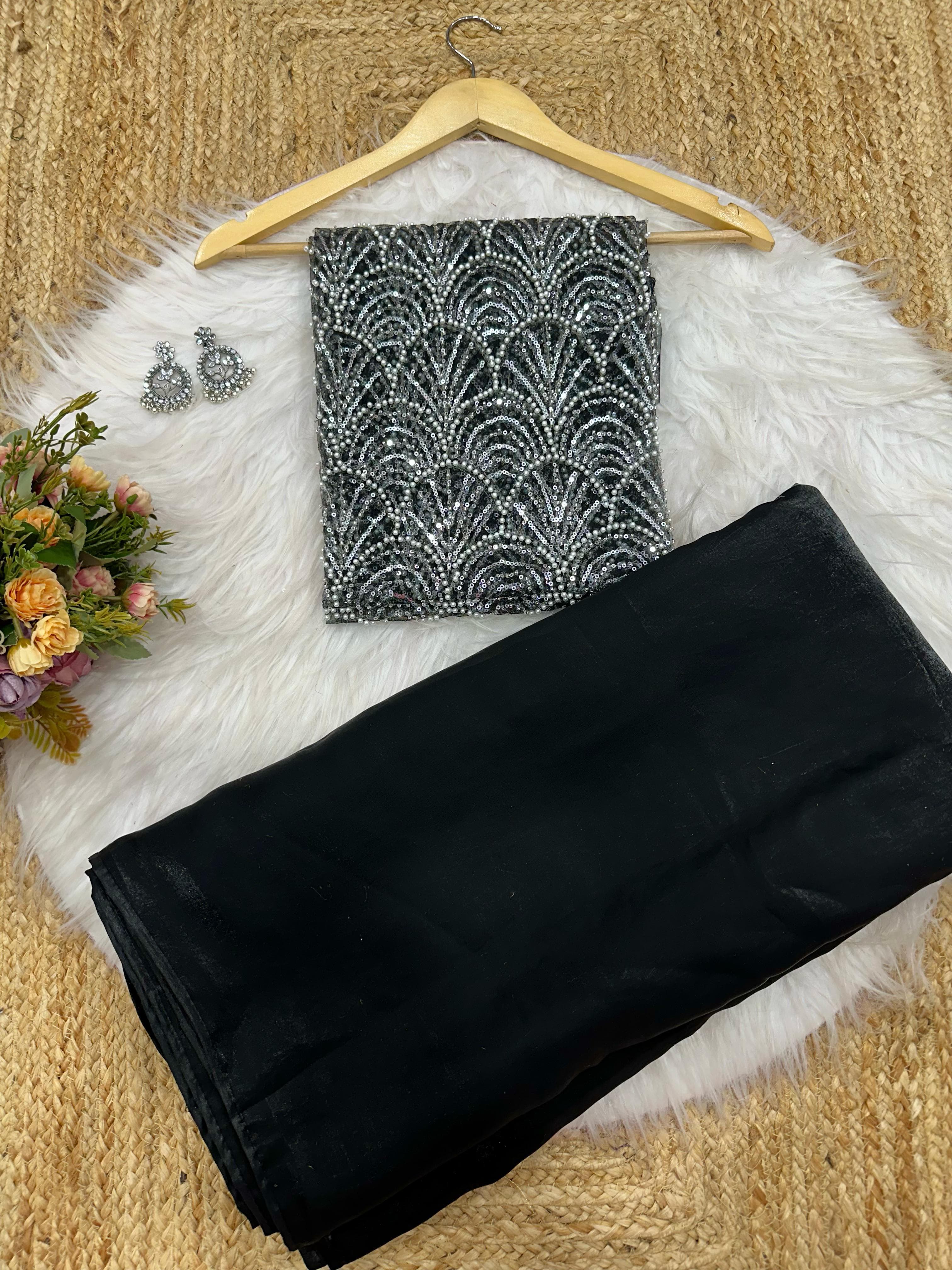 Alisha Classy Space Silk Saree