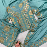 Designer Embroidered Sharara Suit