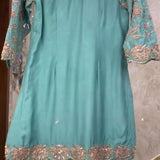 Designer Embroidered Sharara Suit