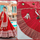 Beautiful Elephant Embroidered Lehenga