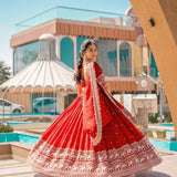 Beautiful Elephant Embroidered Lehenga