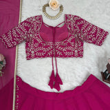 Classy Georgette Embroidered  lehenga