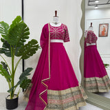 Classy Georgette Embroidered  lehenga