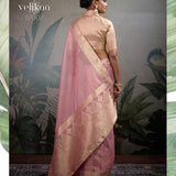 Velikaa Embellished Silk Saree
