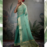 Velikaa Embellished Silk Saree