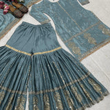 Designer Pakistani Suit Plazzo