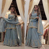 Designer Pakistani Suit Plazzo