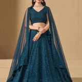 Bridal Mehendi Function Lehenga