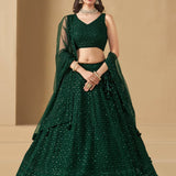 Bridal Mehendi Function Lehenga