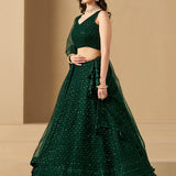 Bridal Mehendi Function Lehenga
