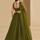 Bridal Mehendi Function Lehenga