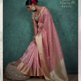 Ravaya Self Woven Linen Saree