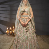 Grand Lavish Net Lehengha Choli