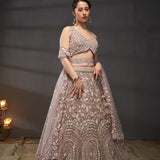 Grand Lavish Net Lehengha Choli