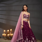 Luxurious Poly Chiffon Lehenga