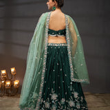 Luxurious Poly Chiffon Lehenga