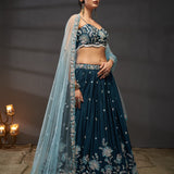 Luxurious Poly Chiffon Lehenga