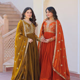 PREMIUM READYMADE GOWN-DUPATTA