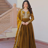 PREMIUM READYMADE GOWN-DUPATTA